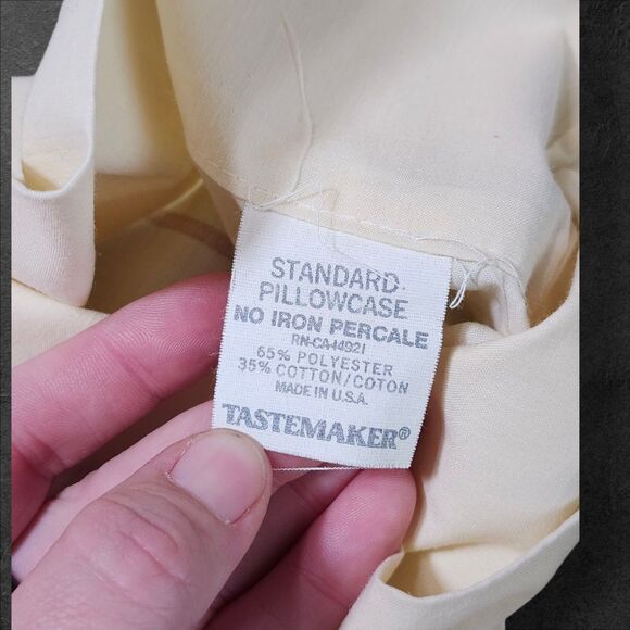 Vintage 1978 Tastemaker Floral No Iron Percale Pillowcases Pair J.P. Stevens USA - Picture 3 of 4